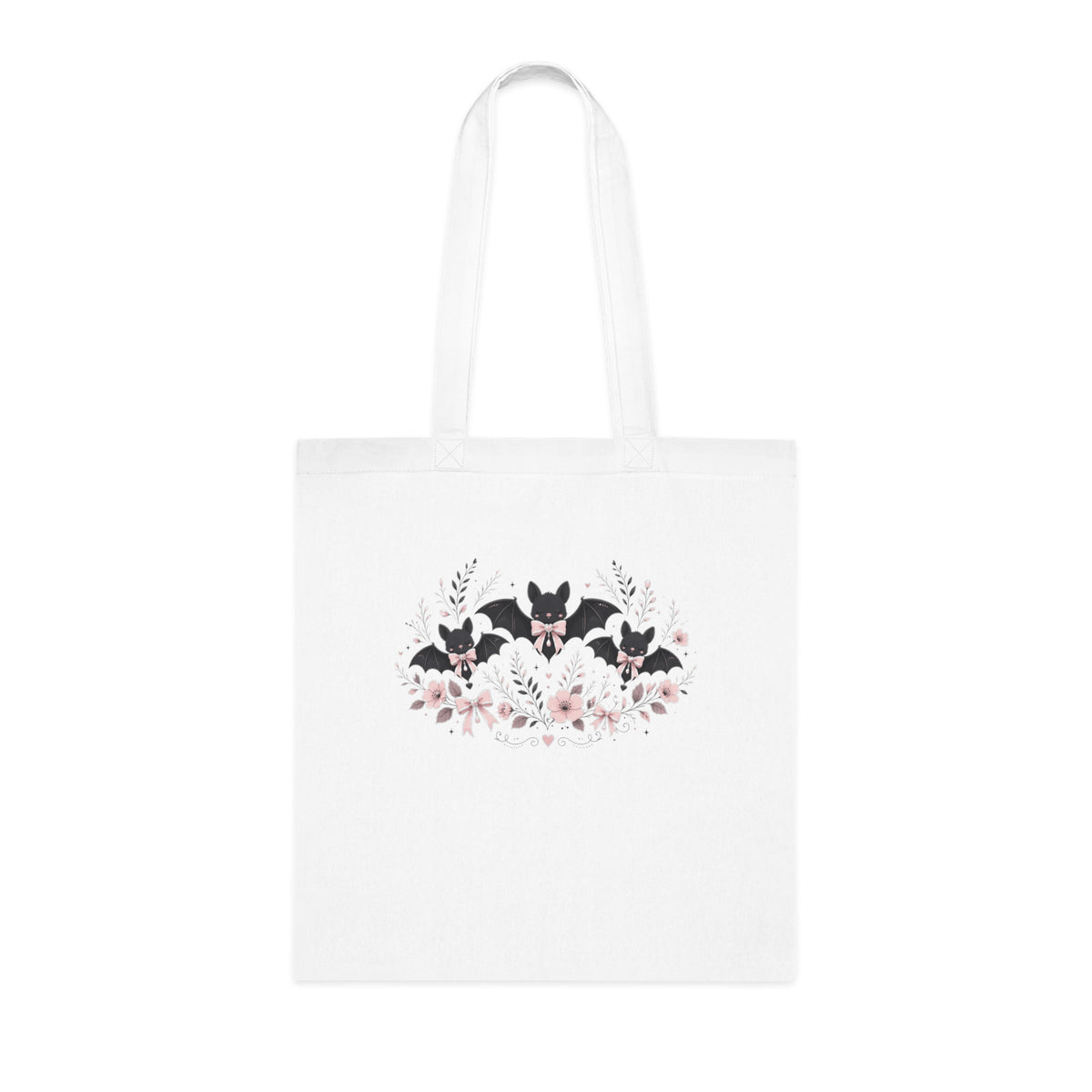 Coquette Bats Halloween Tote