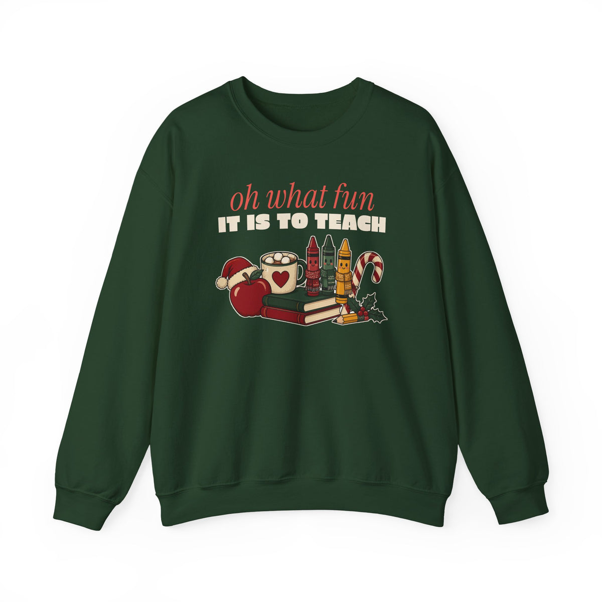 Oh What Fun It Is to Teach Teacher Christmas Sweatshirt, Teacher Christmas Gift