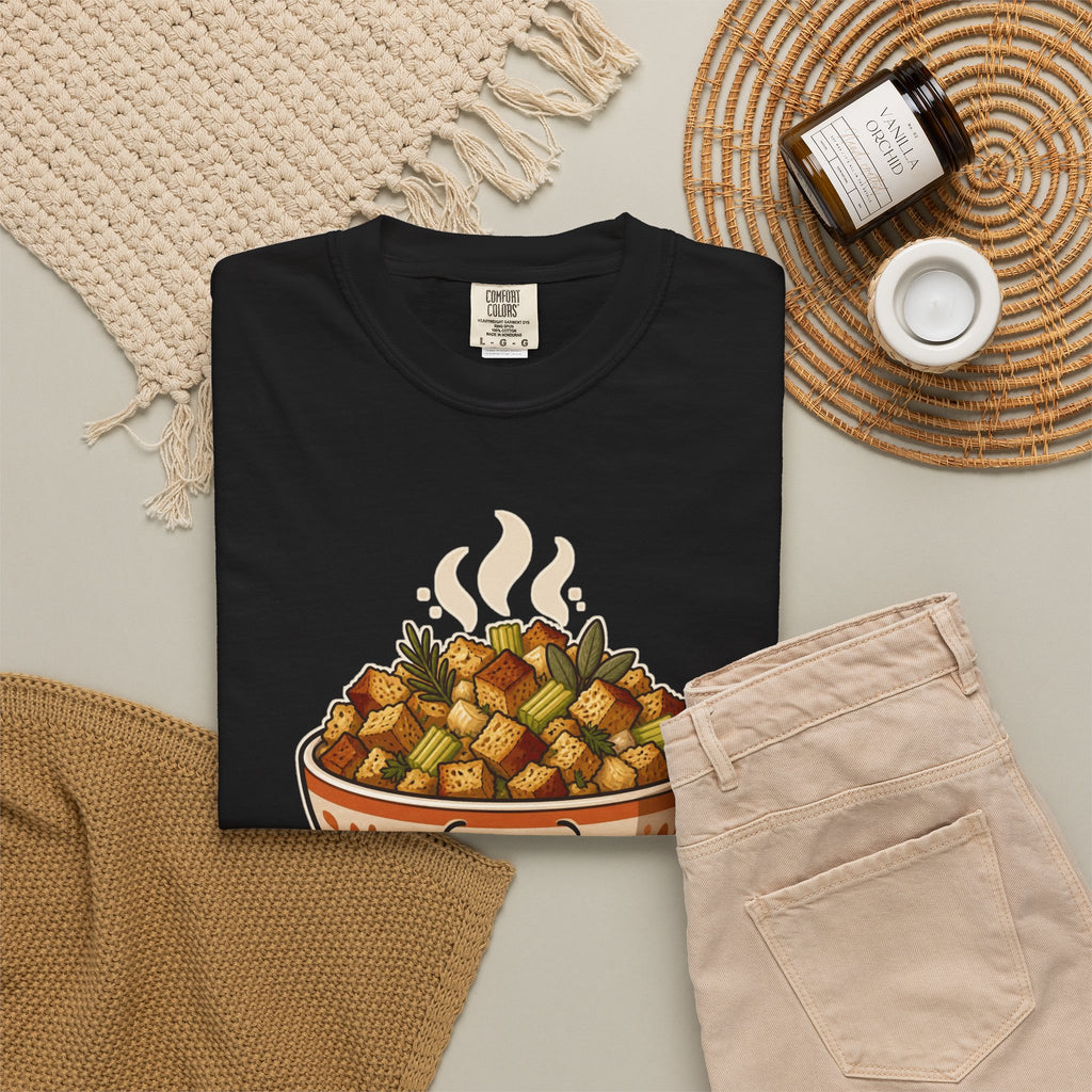 Team Stuffing Thanksgiving Family Matching Comfort Colors Tee, Funny Thanksgiving Shirt
