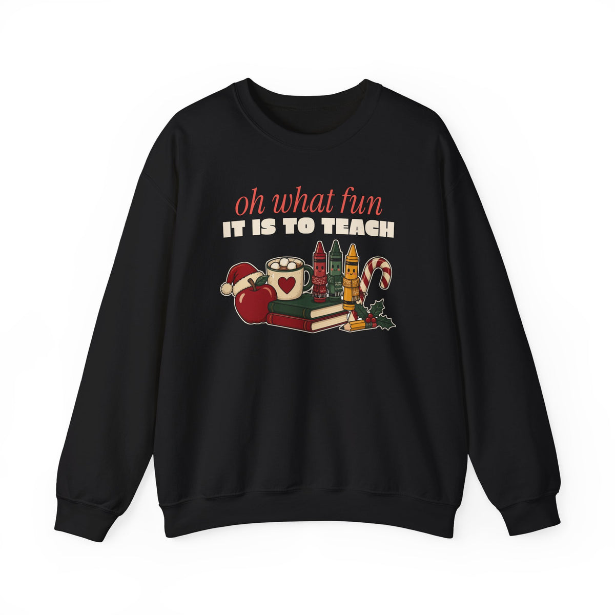 Oh What Fun It Is to Teach Teacher Christmas Sweatshirt, Teacher Christmas Gift