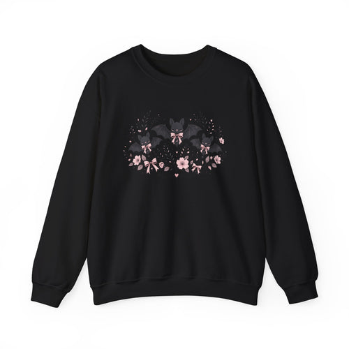 Coquette Bats Halloween Sweatshirt