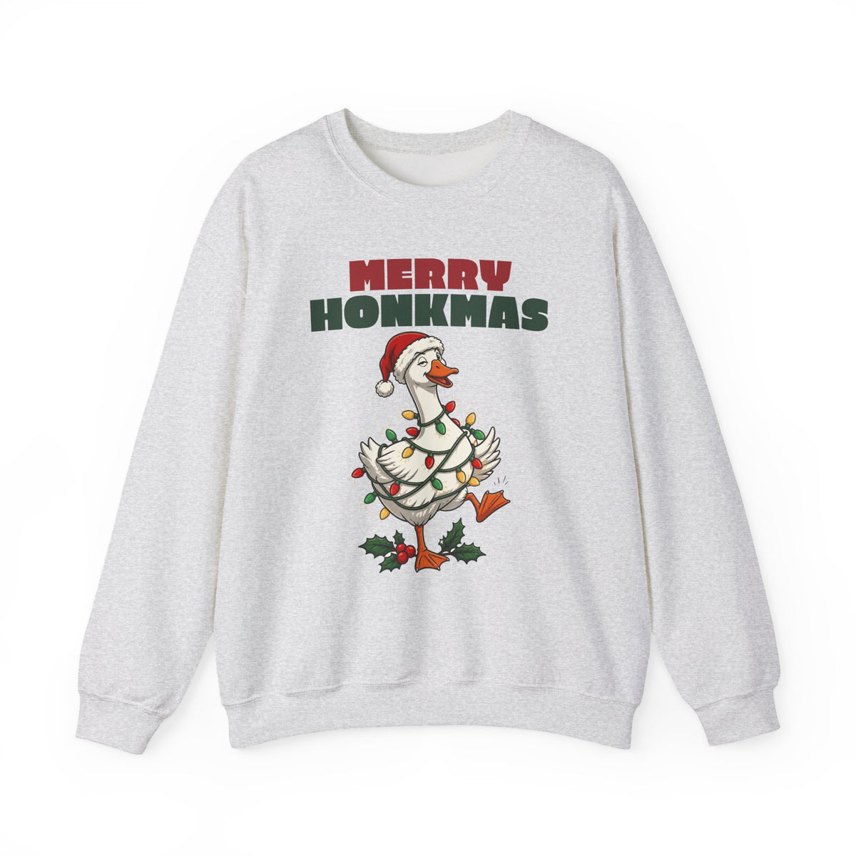 Merry Honkmas Funny Christmas Goose Sweatshirt, Funny Christmas Gift