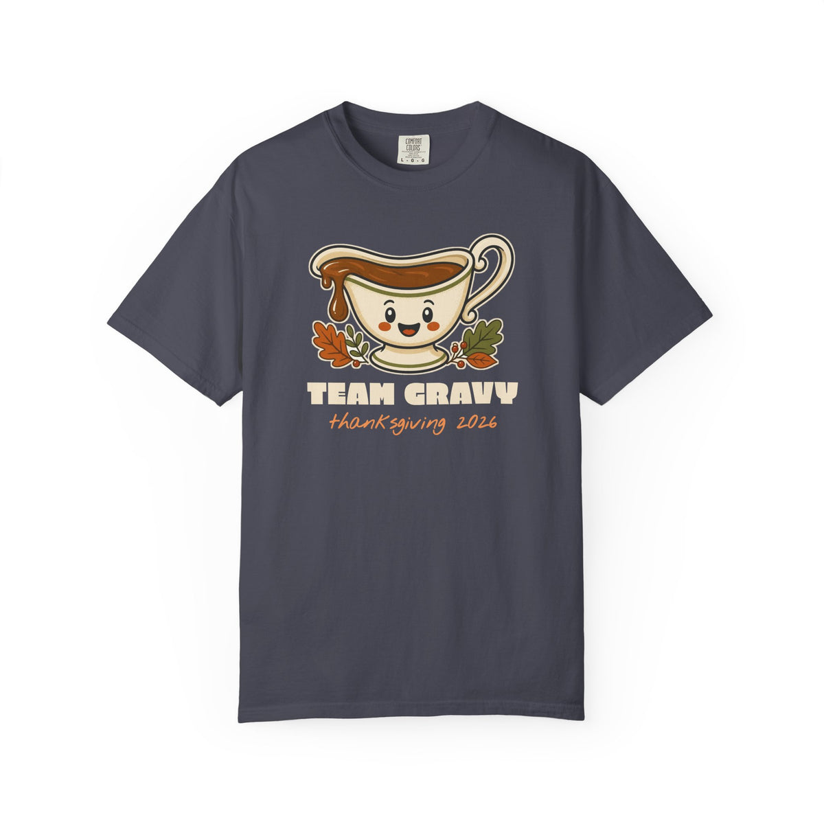 Team Gravy Thanksgiving Family Matching Comfort Colors Tee, Funny Thanksgiving Shirt