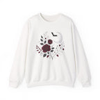 Gothic Rose Moon Halloween Sweatshirt