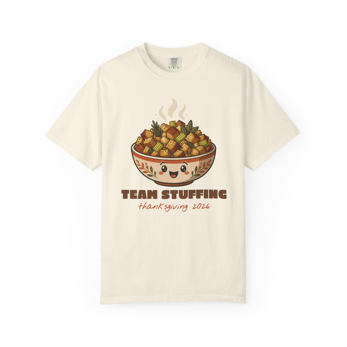 Team Stuffing Thanksgiving Family Matching Comfort Colors Tee, Funny Thanksgiving Shirt