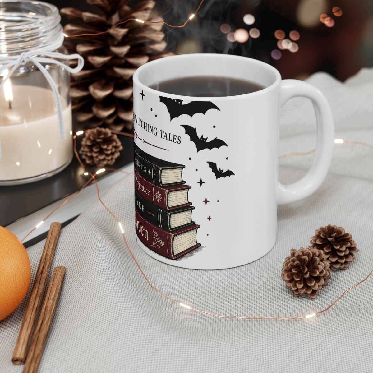 Bookish Spooky Halloween Mug