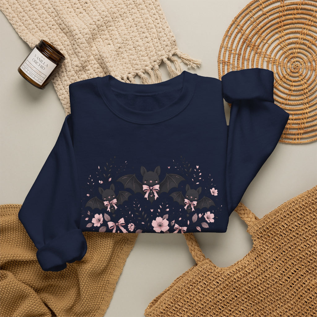 Coquette Bats Halloween Sweatshirt