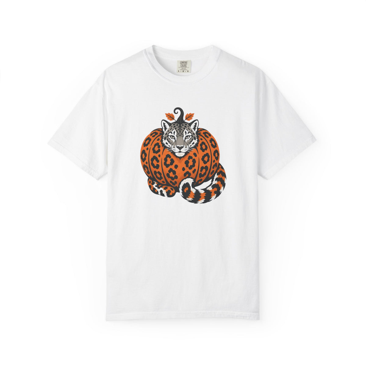 Snow Leopard Pumpkin Halloween Shirt