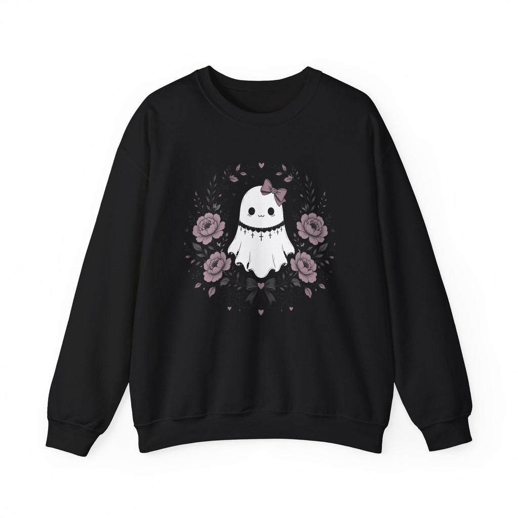 Vintage Ghost Florals Halloween Sweatshirt