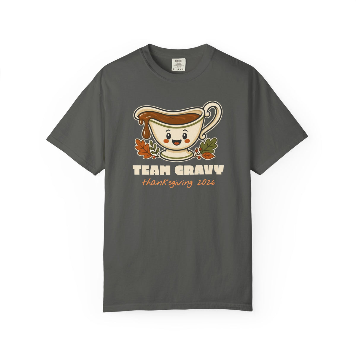 Team Gravy Thanksgiving Family Matching Comfort Colors Tee, Funny Thanksgiving Shirt