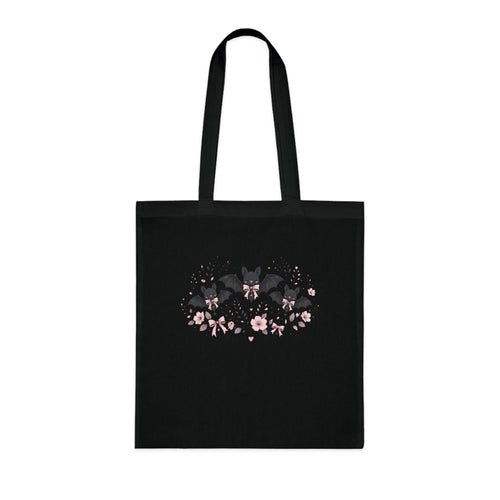 Coquette Bats Halloween Tote