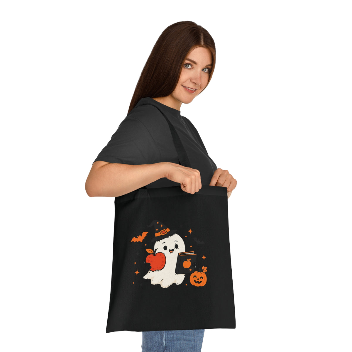 Teacher Ghost Halloween Tote