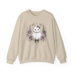 Vintage Ghost Florals Halloween Sweatshirt