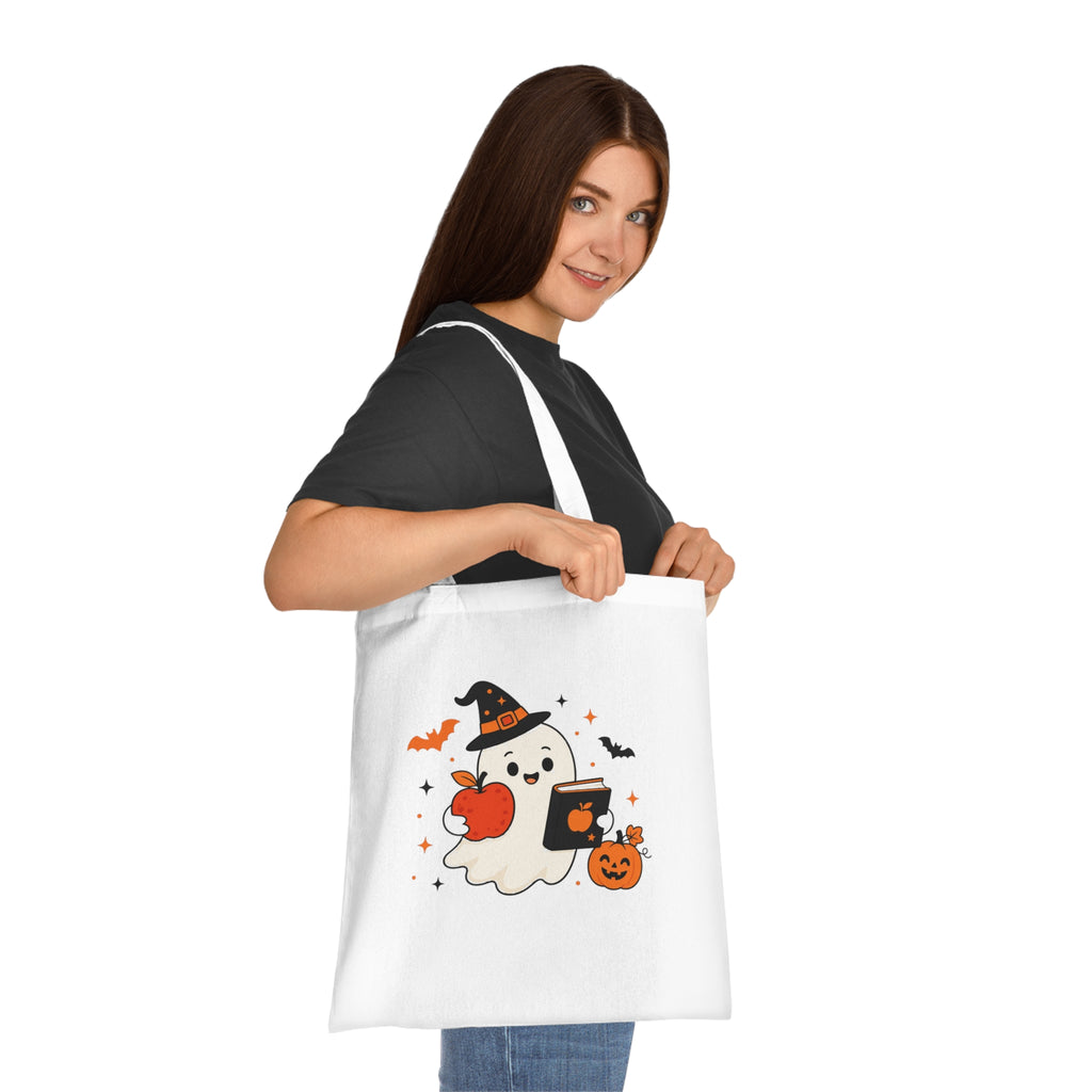 Teacher Ghost Halloween Tote