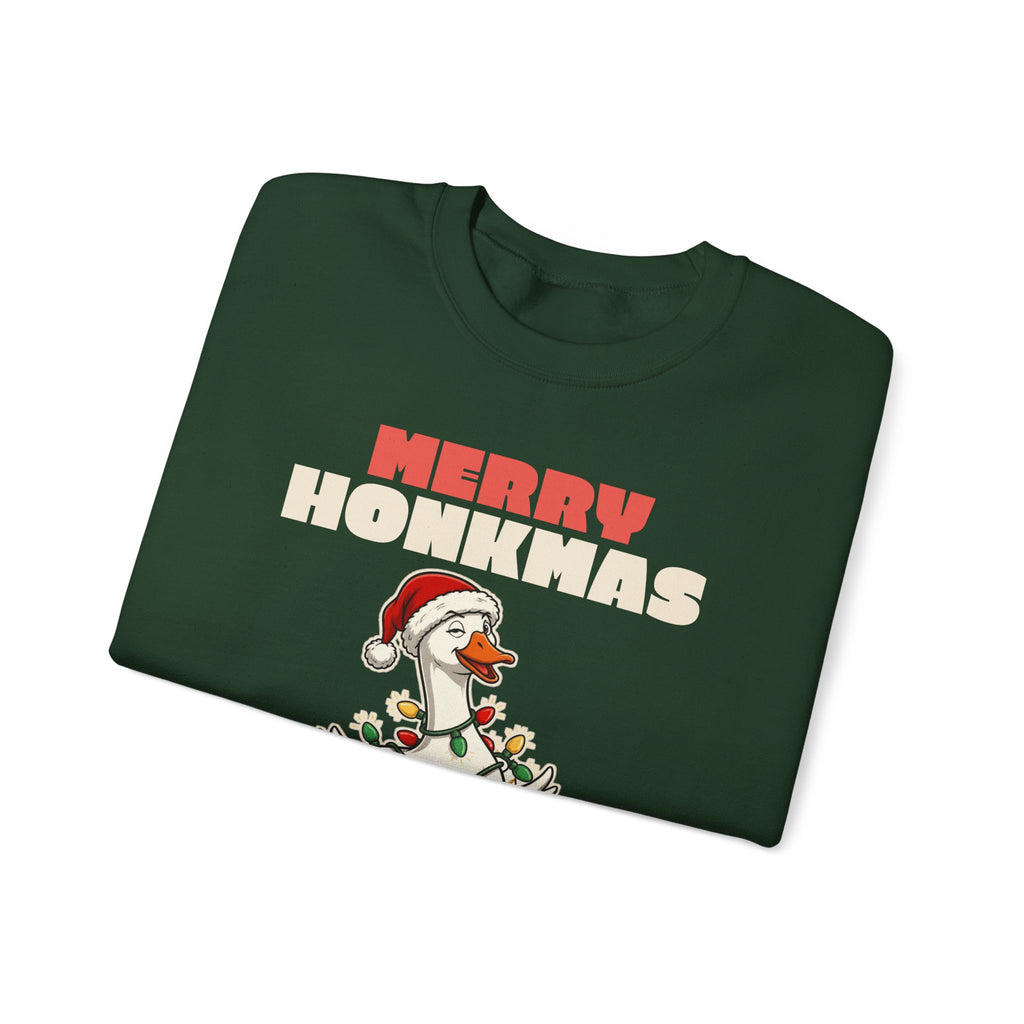 Merry Honkmas Funny Christmas Goose Sweatshirt, Funny Christmas Gift
