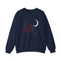 Gothic Rose Moon Halloween Sweatshirt