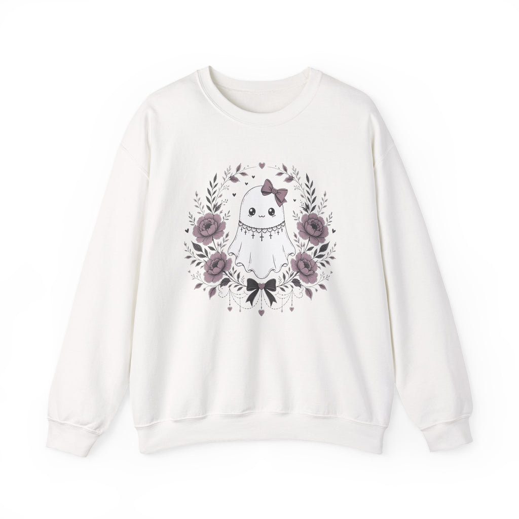 Vintage Ghost Florals Halloween Sweatshirt