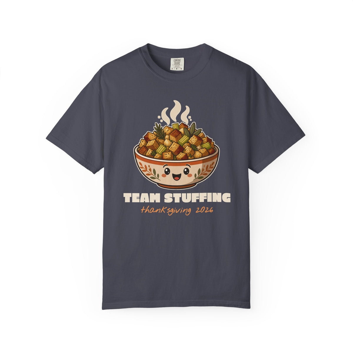 Team Stuffing Thanksgiving Family Matching Comfort Colors Tee, Funny Thanksgiving Shirt