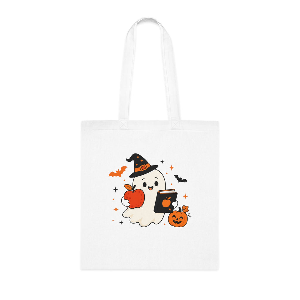 Teacher Ghost Halloween Tote