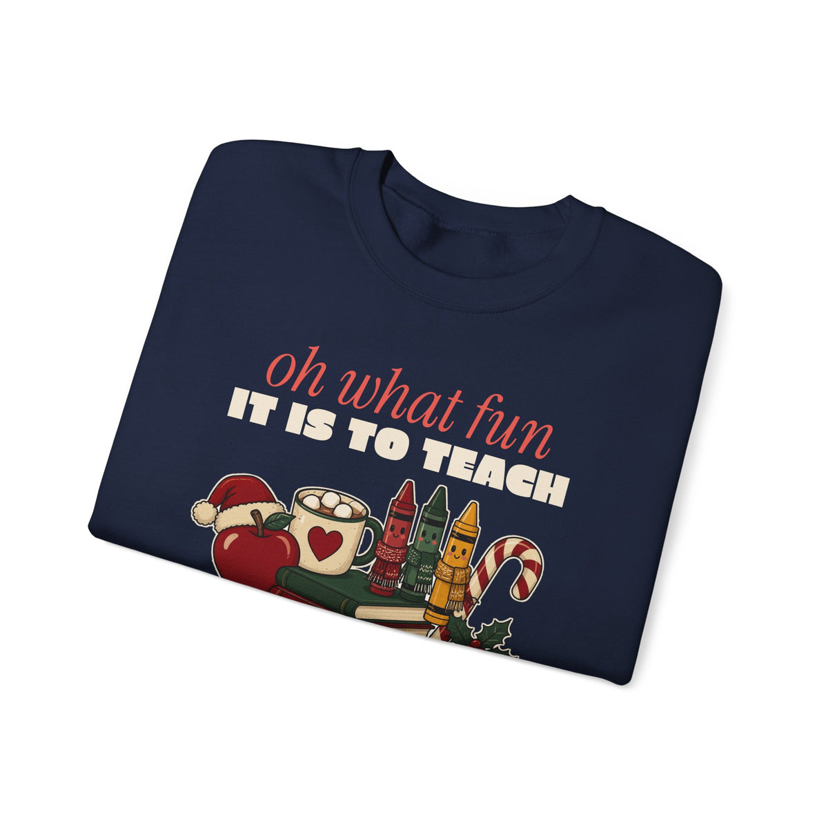 Oh What Fun It Is to Teach Teacher Christmas Sweatshirt, Teacher Christmas Gift