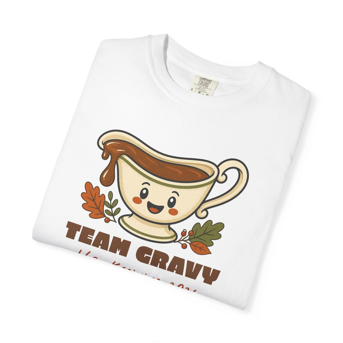 Team Gravy Thanksgiving Family Matching Comfort Colors Tee, Funny Thanksgiving Shirt