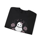 Vintage Ghost Florals Halloween Sweatshirt