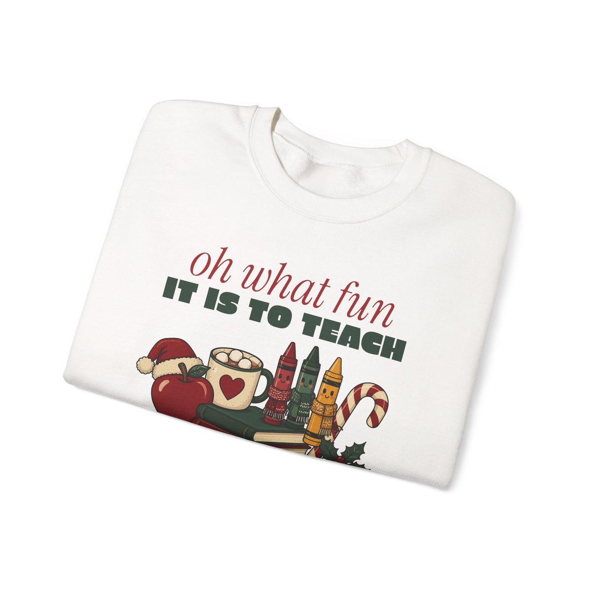 Oh What Fun It Is to Teach Teacher Christmas Sweatshirt, Teacher Christmas Gift