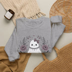 Vintage Ghost Florals Halloween Sweatshirt