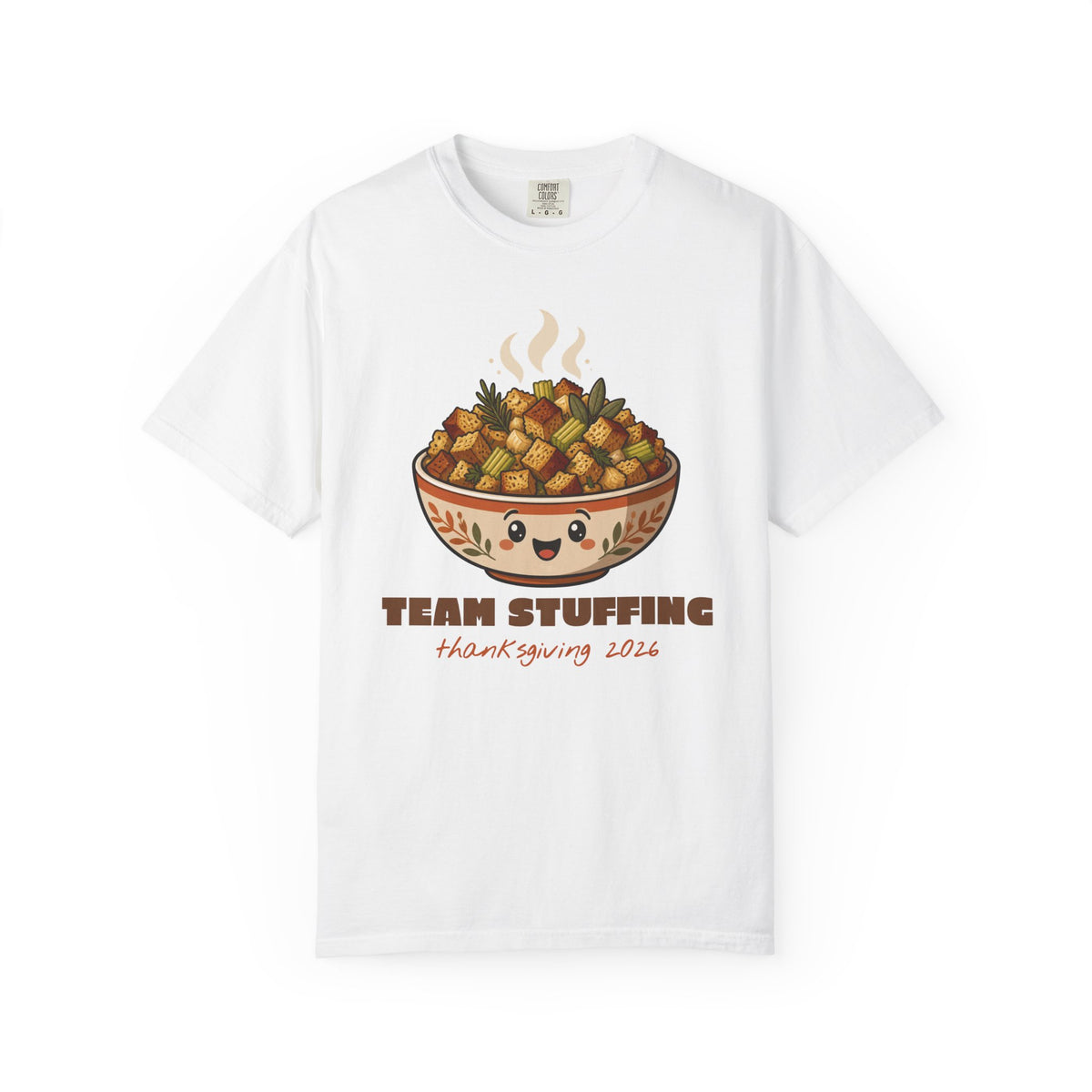Team Stuffing Thanksgiving Family Matching Comfort Colors Tee, Funny Thanksgiving Shirt