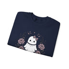 Vintage Ghost Florals Halloween Sweatshirt