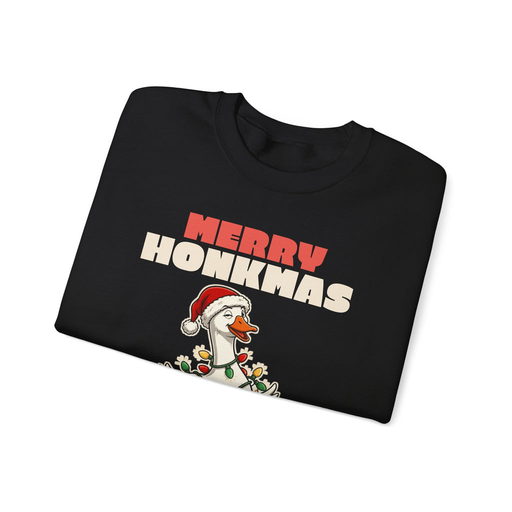 Merry Honkmas Funny Christmas Goose Sweatshirt, Funny Christmas Gift