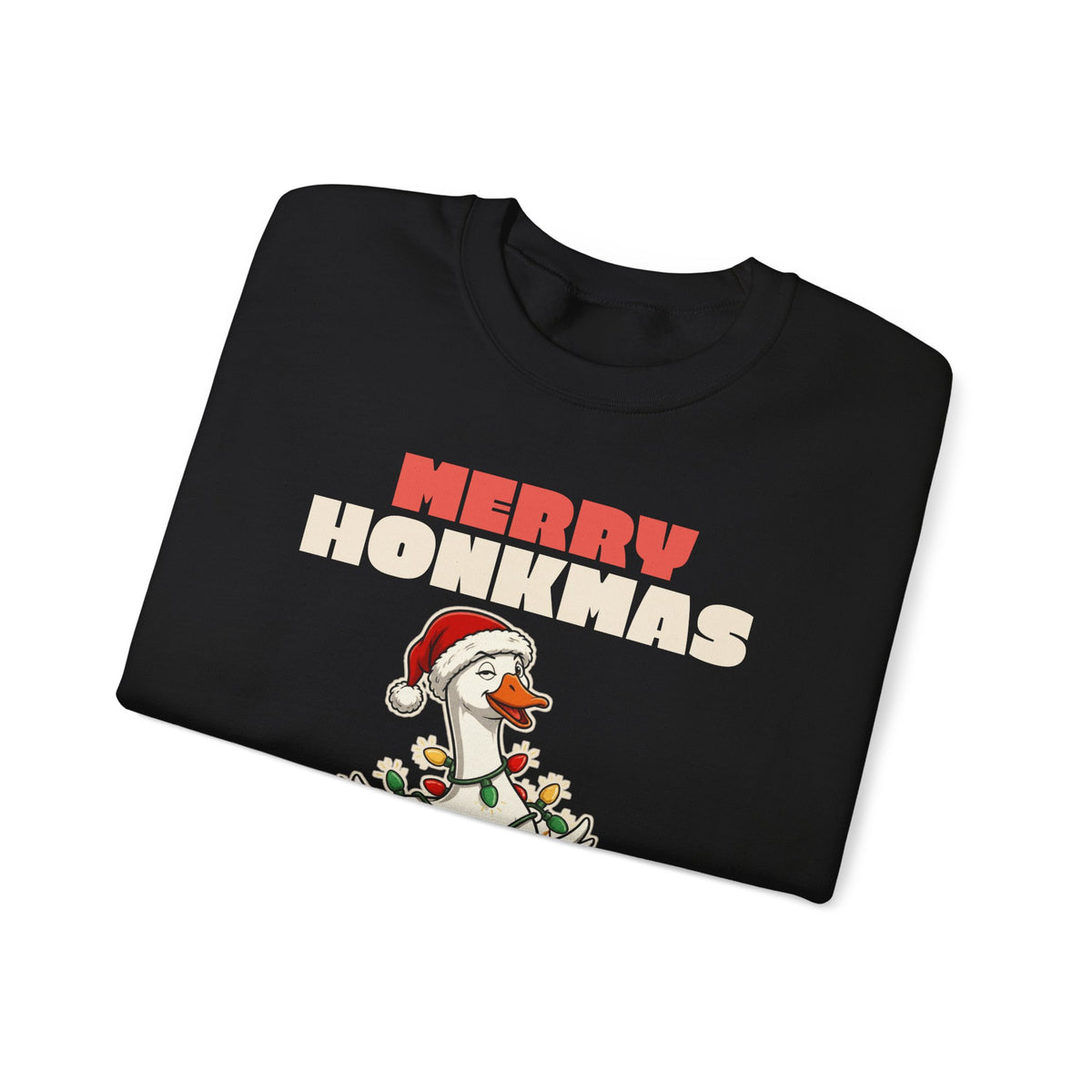 Merry Honkmas Funny Christmas Goose Sweatshirt, Funny Christmas Gift