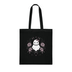 Vintage Ghost Florals Halloween Tote