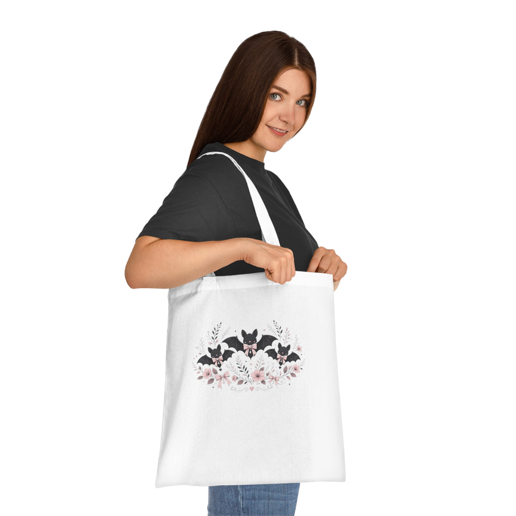 Coquette Bats Halloween Tote