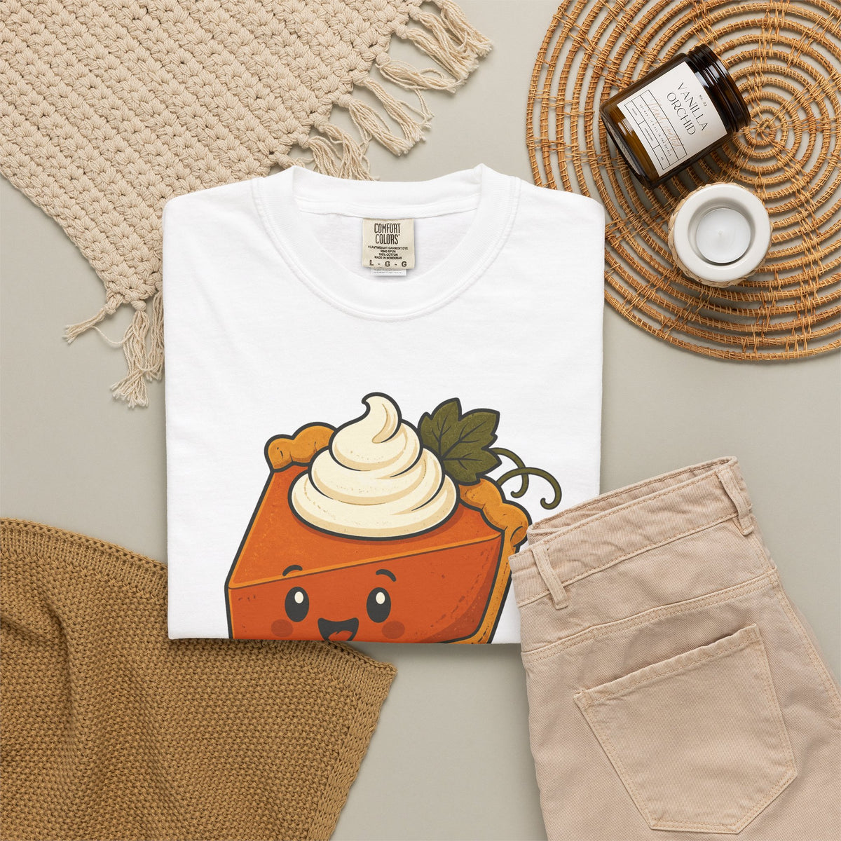 Team Pie Thanksgiving Family Matching Comfort Colors Tee, Funny Thanksgiving Shirt