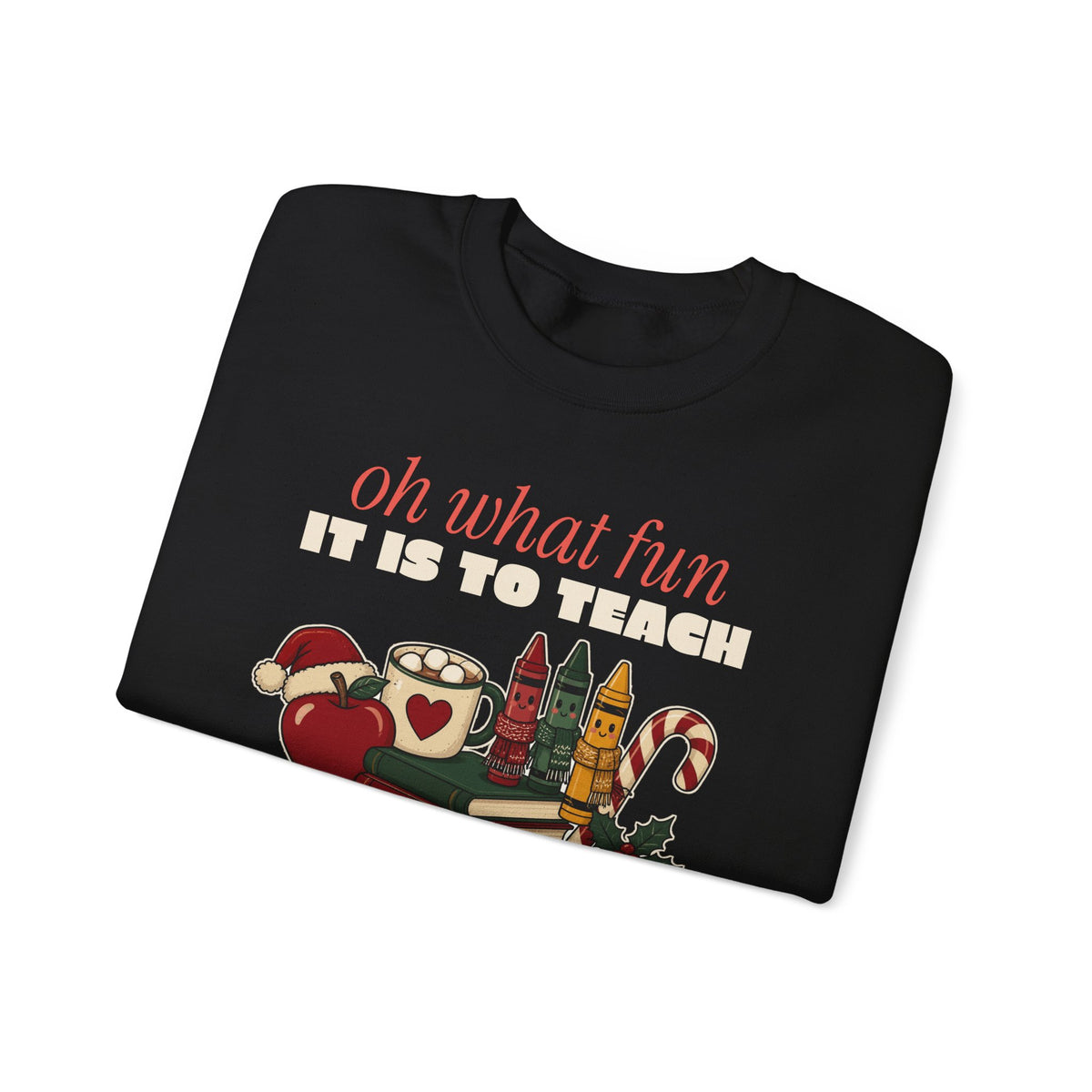 Oh What Fun It Is to Teach Teacher Christmas Sweatshirt, Teacher Christmas Gift