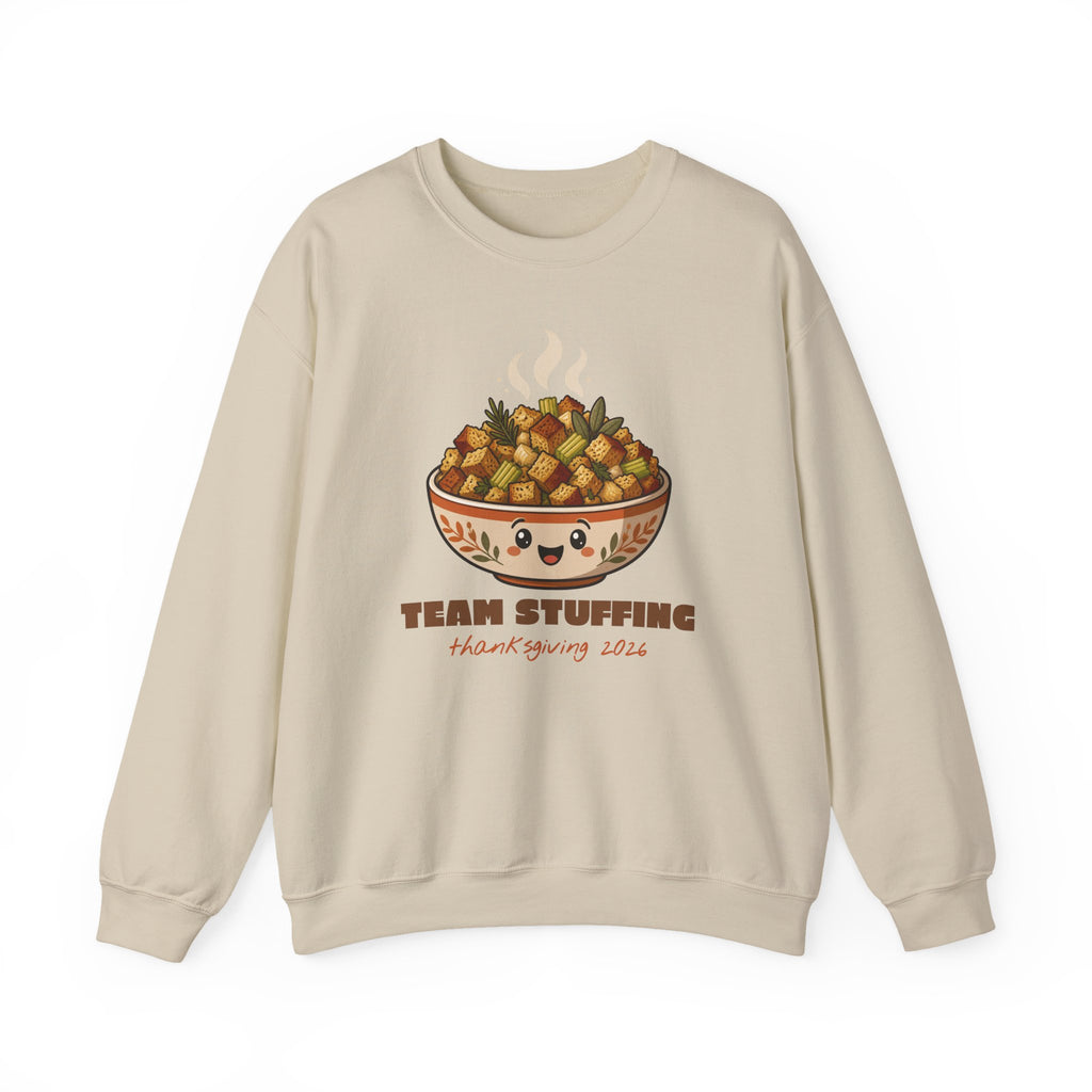 Team Stuffing Thanksgiving Family Matching Sweatshirt, Funny Thanksgiving Shirt