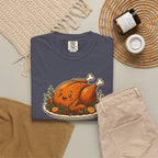 Team Turkey Thanksgiving Family Matching Comfort Colors Tee, Funny Thanksgiving Shirt