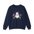 Vintage Ghost Florals Halloween Sweatshirt