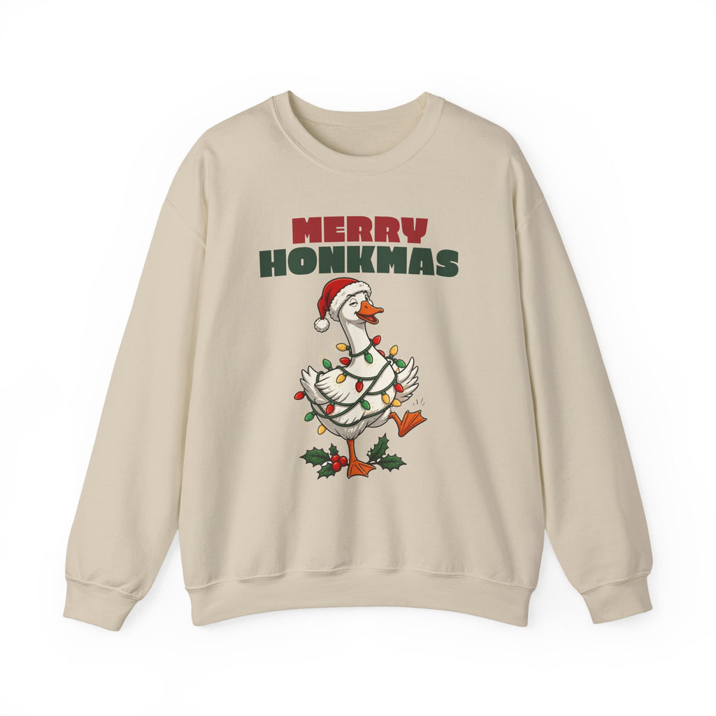 Merry Honkmas Funny Christmas Goose Sweatshirt, Funny Christmas Gift