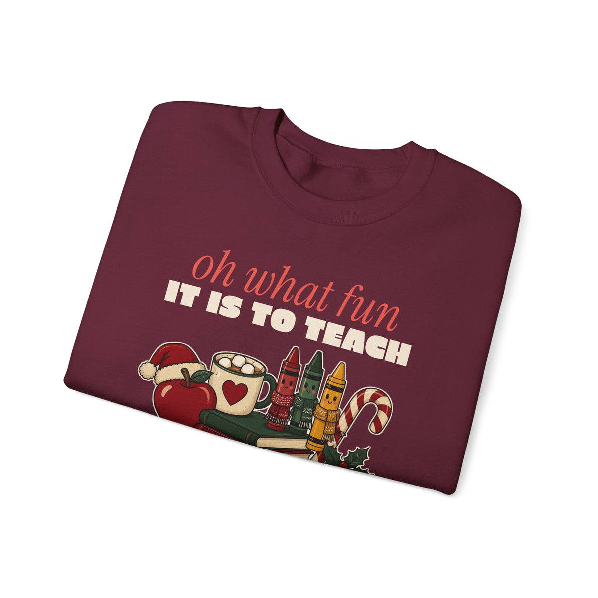 Oh What Fun It Is to Teach Teacher Christmas Sweatshirt, Teacher Christmas Gift