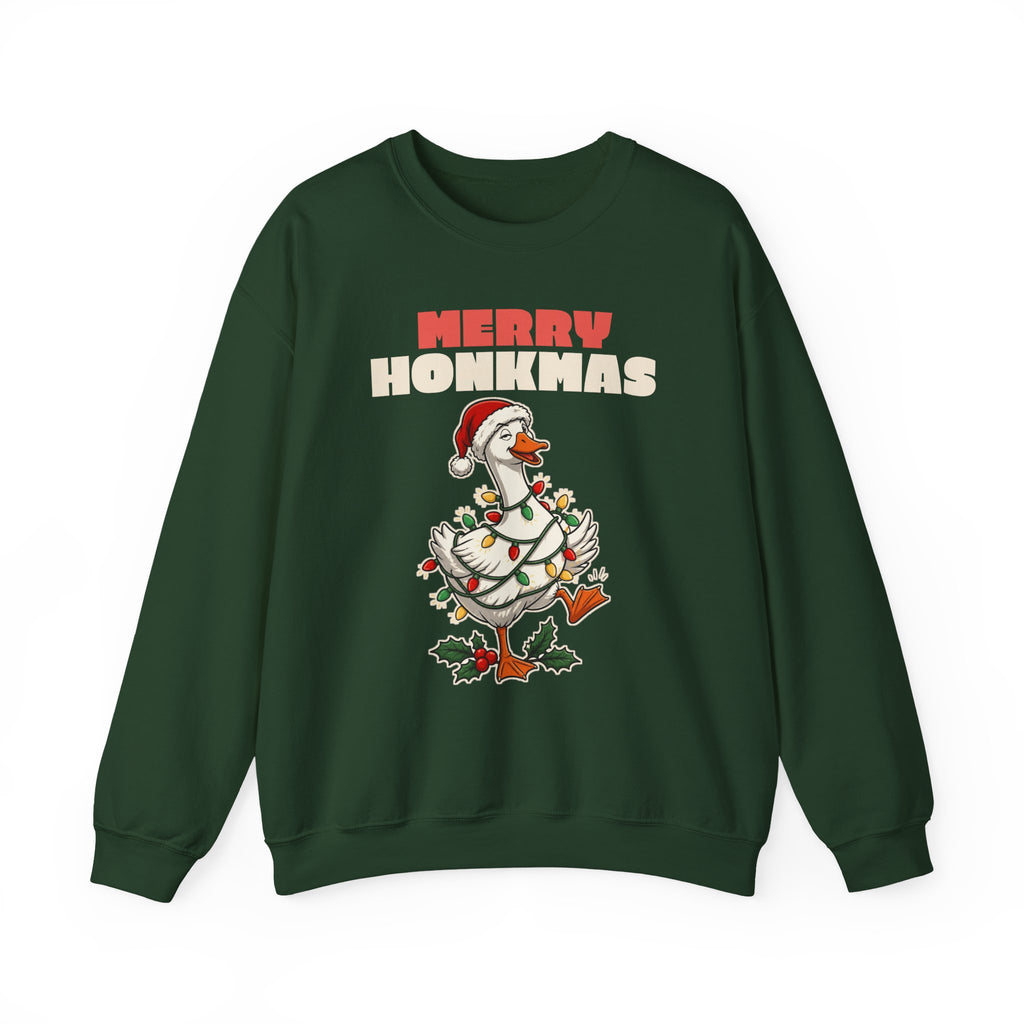 Merry Honkmas Funny Christmas Goose Sweatshirt, Funny Christmas Gift