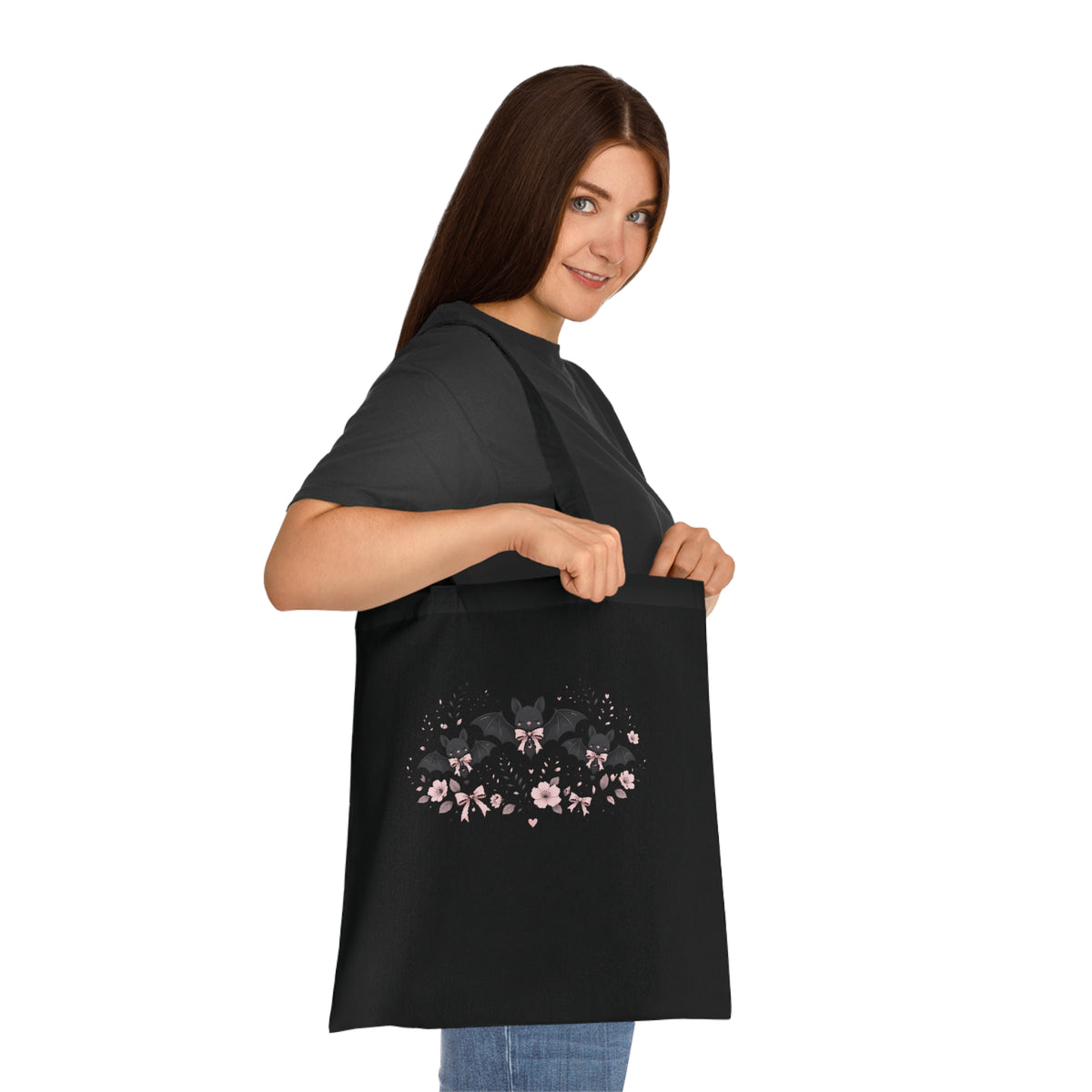 Coquette Bats Halloween Tote