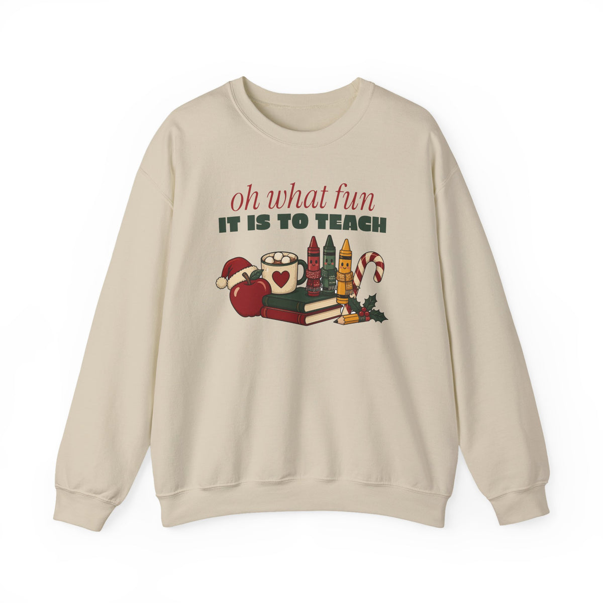 Oh What Fun It Is to Teach Teacher Christmas Sweatshirt, Teacher Christmas Gift