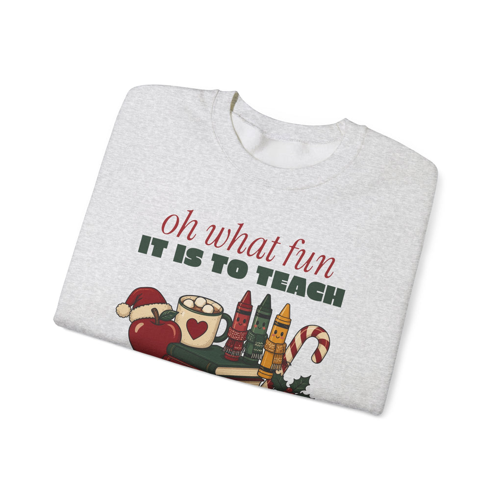 Oh What Fun It Is to Teach Teacher Christmas Sweatshirt, Teacher Christmas Gift