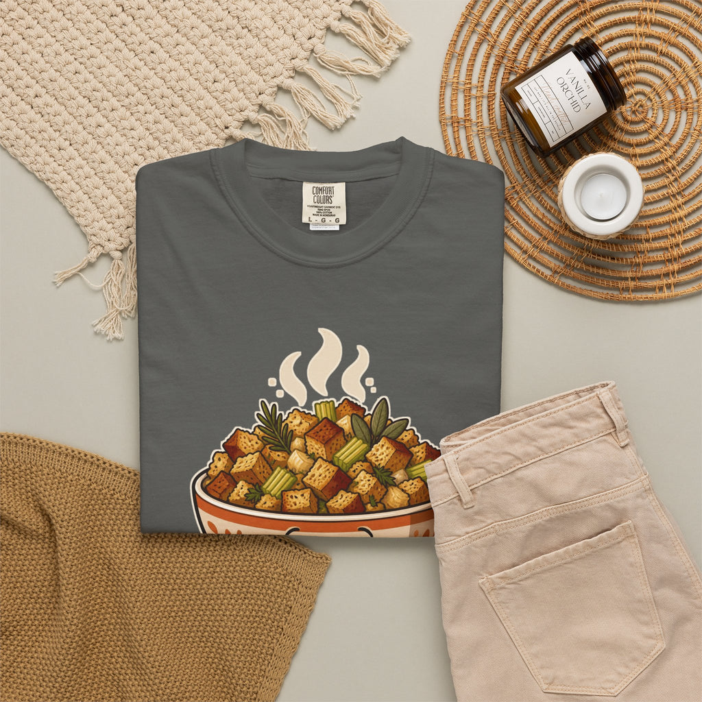 Team Stuffing Thanksgiving Family Matching Comfort Colors Tee, Funny Thanksgiving Shirt