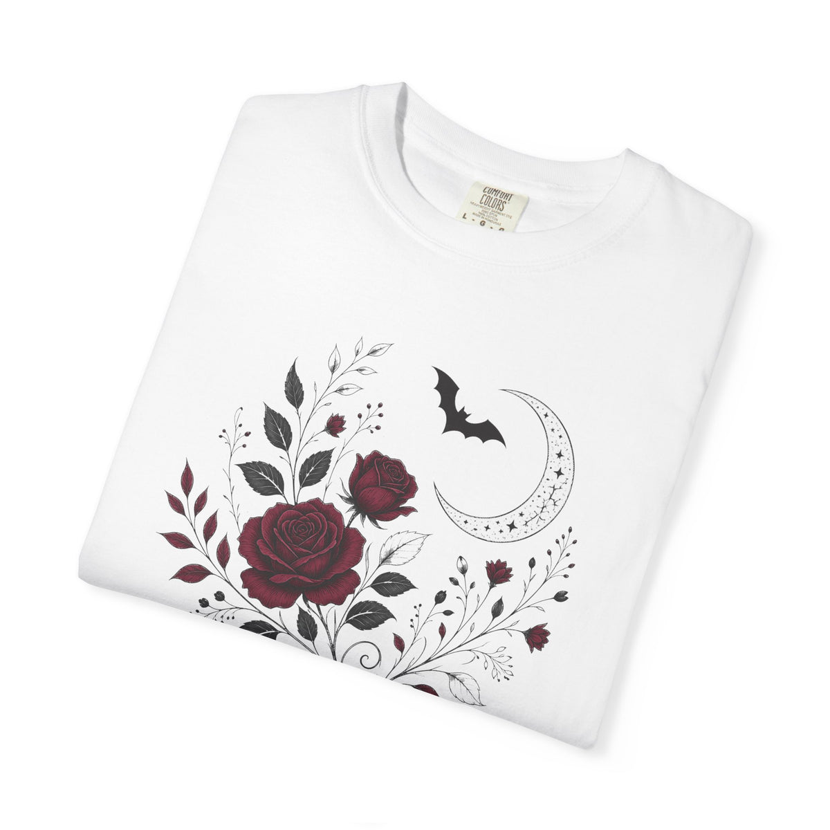 Gothic Rose Moon Halloween Shirt