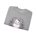 Vintage Ghost Florals Halloween Sweatshirt