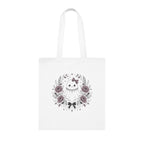 Vintage Ghost Florals Halloween Tote